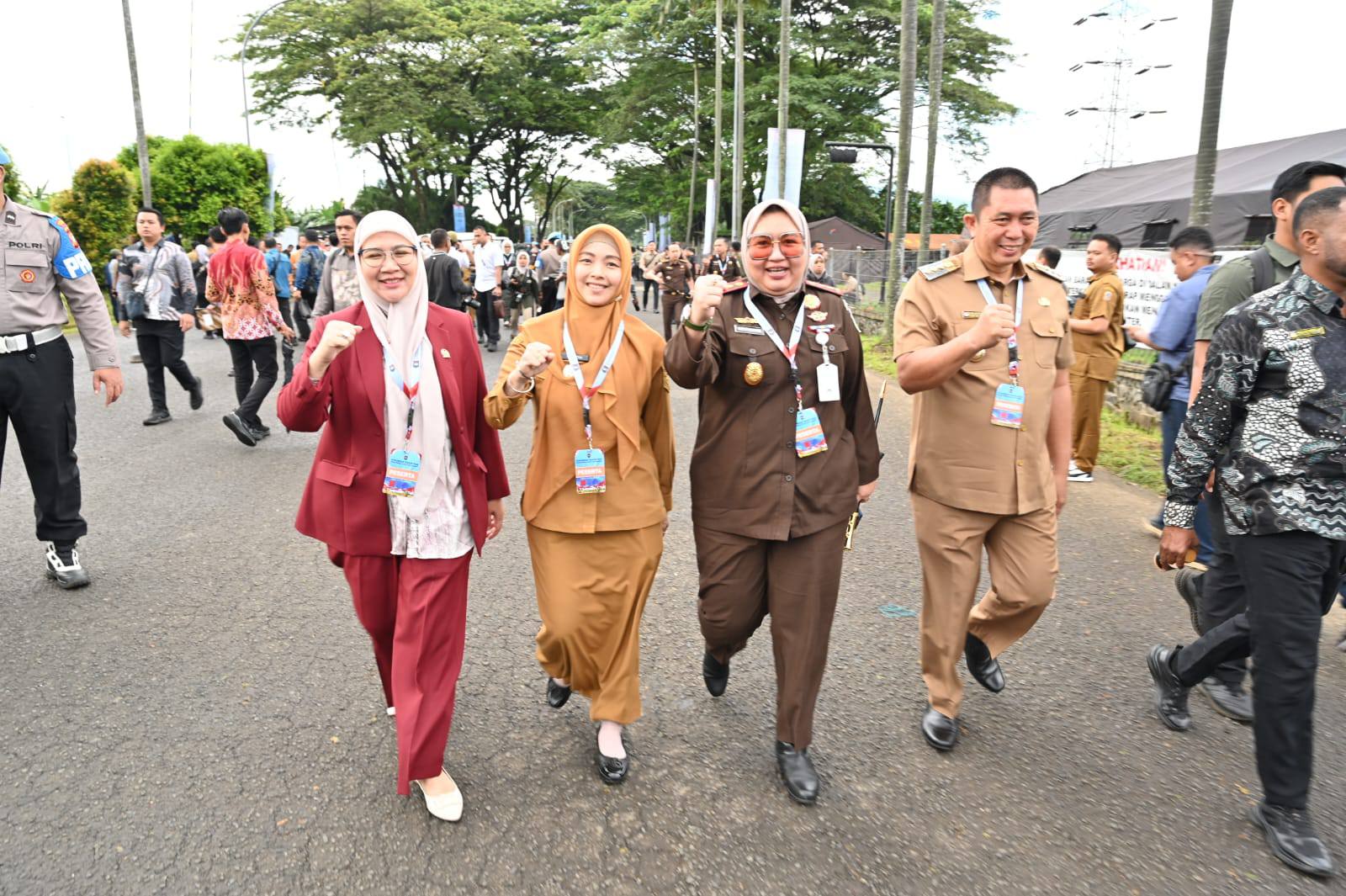 Wali Kota dan Wakil Wali Kota Pagar Alam menghadiri Rakornas 2026 bertujuan untuk memperkuat Sinergi Pemerintah Pusat dan Pemerintah Daerah