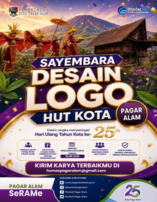 SAYEMBARA DESAIN LOGO HARI JADI KOTA PAGAR ALAM KE-25.