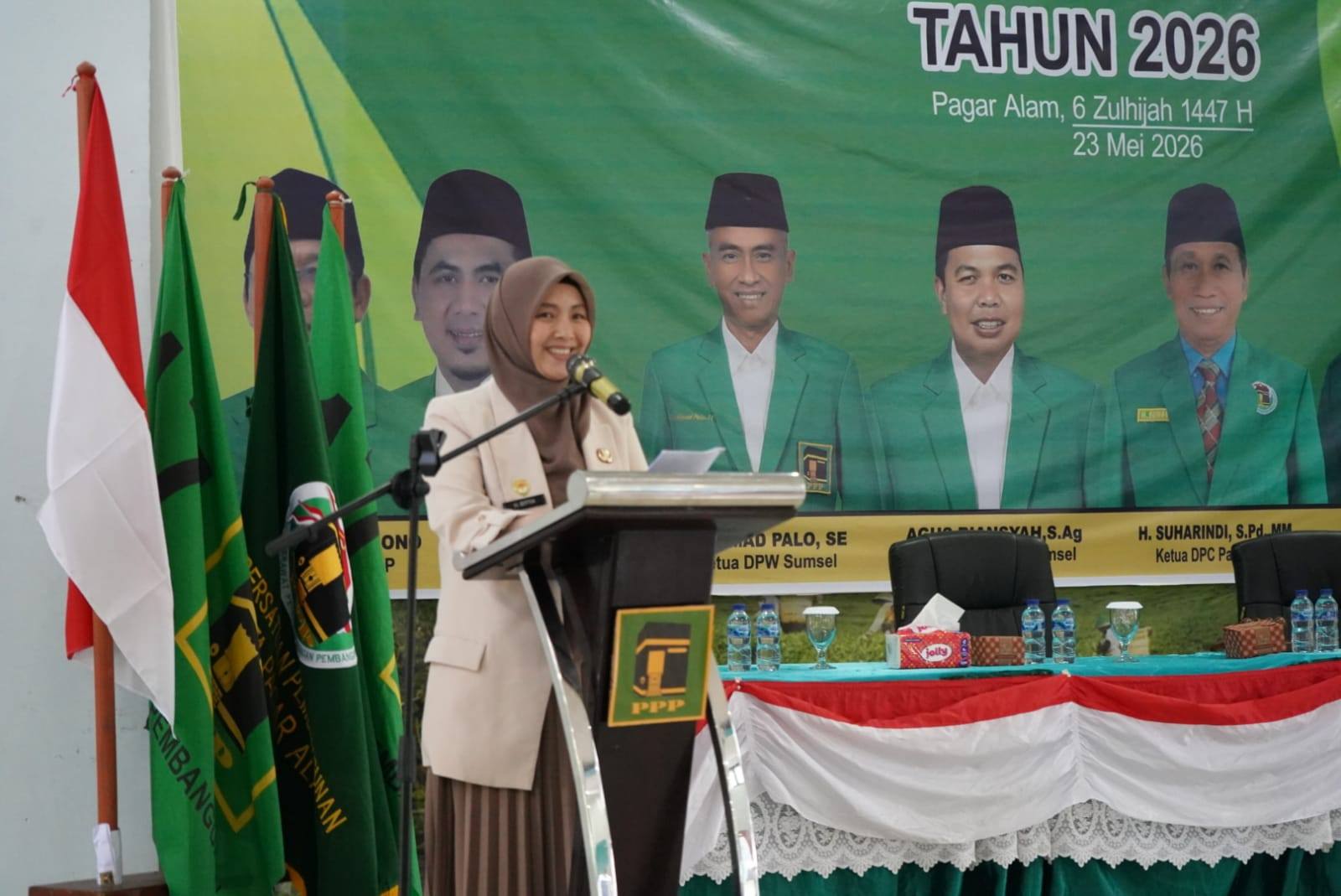 Musyawarah Cabang (Muscab) Ke-VI Partai Persatuan Pembangunan (PPP) Kota Pagar Alam Tahun 2026 Resmi Dibuka Oleh Plt. Wali Kota Pagar Alam, Hj. Bertha