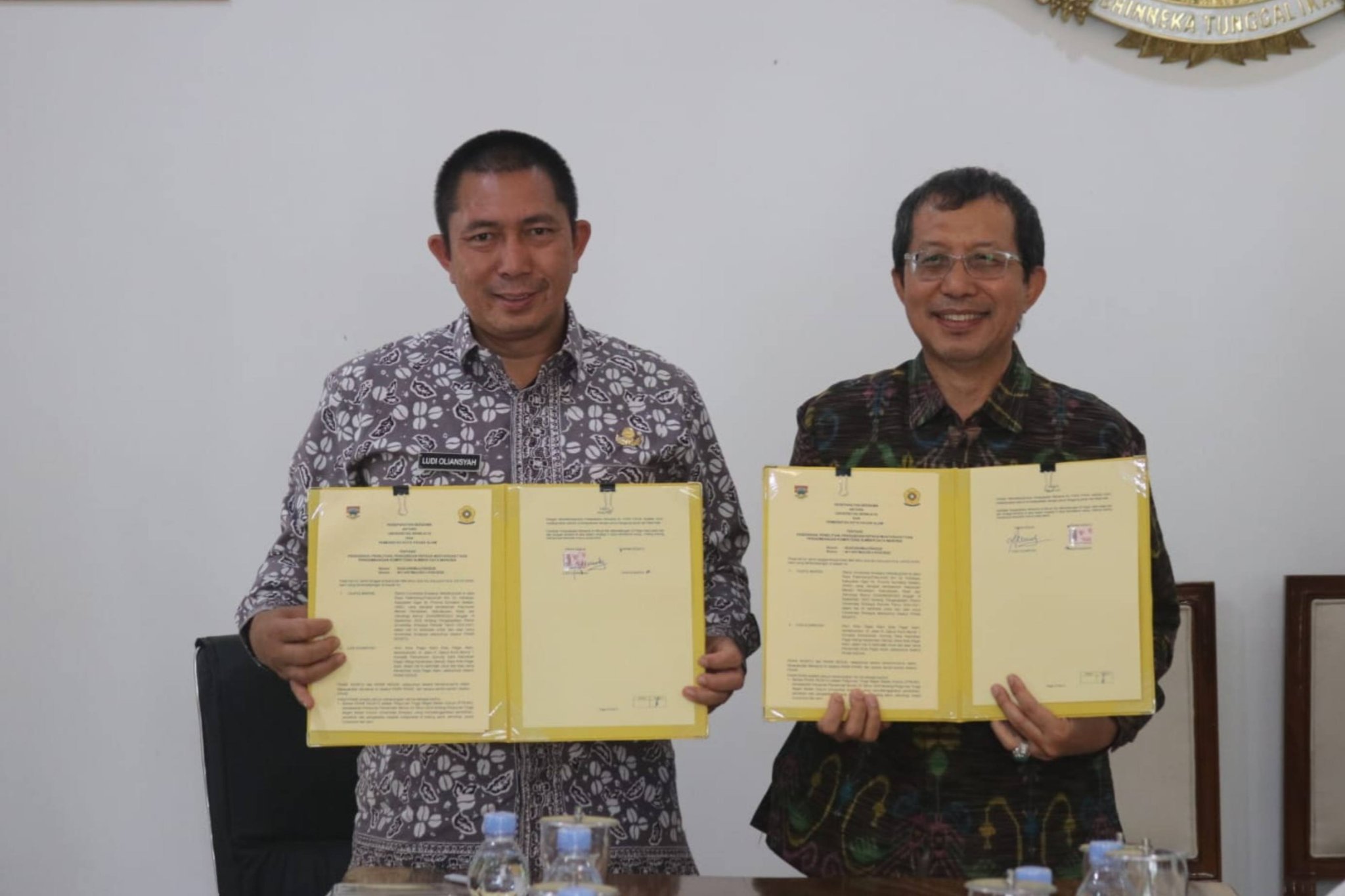 Wali Kota Pagar Alam Ludi Oliansyah, Terima Audiensi Dari Unsri