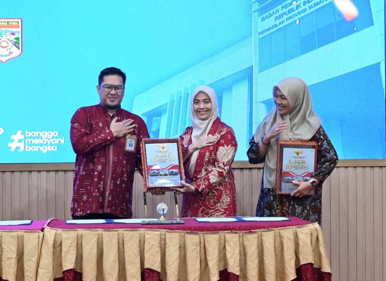 Plt. Walikota Pagar Alam Hj.Bertha, Terima Laporan Hasil Pemeriksaan Atas LKPD Tahun 2026