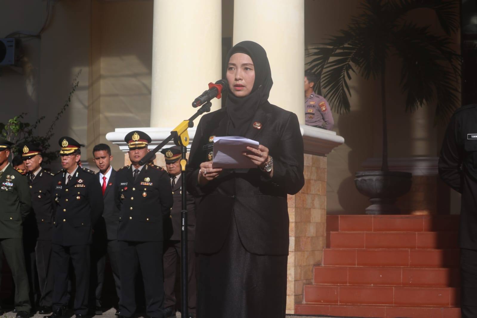 Pemkot Pagar Alam Laksanakan Upacara Gabungan dalam Rangka Peringati Hari Lahir Pancasila dan Hari Lingkungan Hidup Sedunia