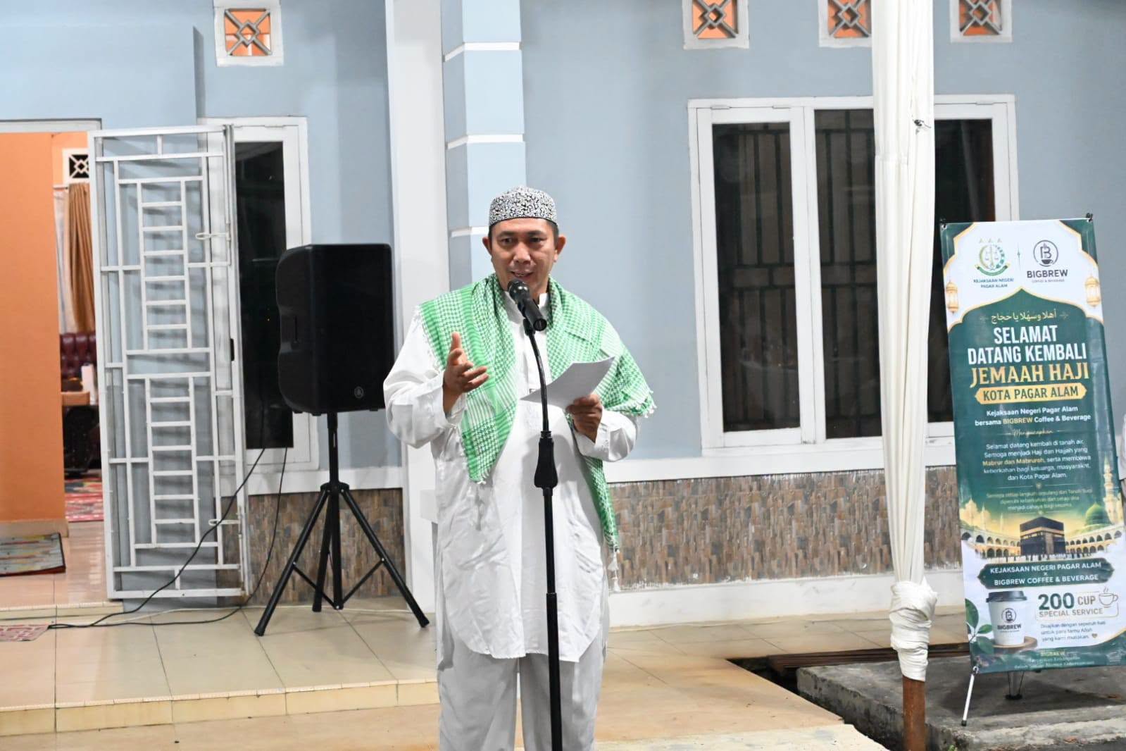 Kejaksaan Negeri Kota Pagar Alam Adakan Syukuran Penyambutan Kepulangan Jamaah Haji Asal Kota Pagar Alam