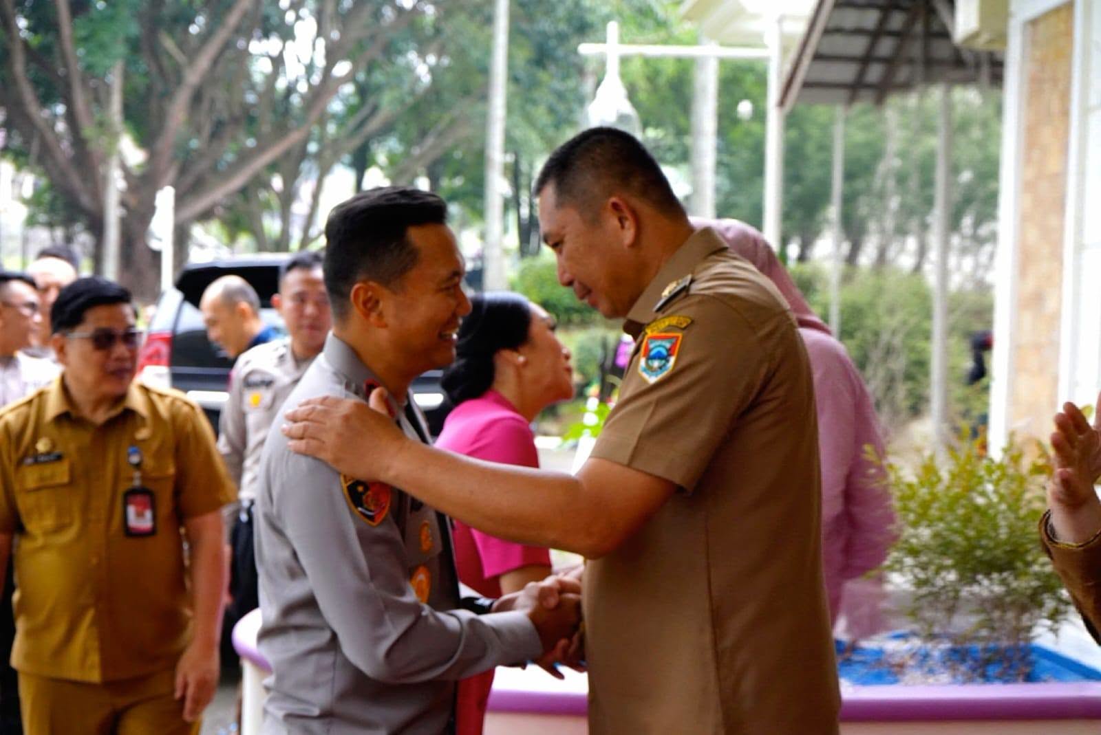 Pemkot Pagar Alam Laksanakan Acara Pisah Sambut Kapolres Pagar Alam dari AKBP Januar Kencana Setia Persada, S.I.K kepada AKBP Adam Purbantoro, S.H.,S.I.K.,M.SI.