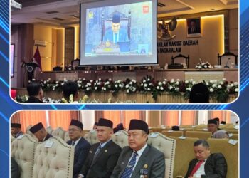 DPMPTSP Kota Pagar Alam Mengikuti Giat Paripurna