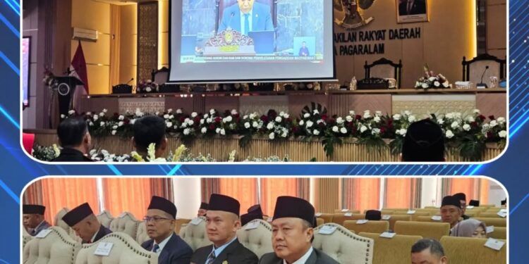 DPMPTSP Kota Pagar Alam Mengikuti Giat Paripurna