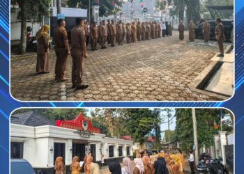 DPMPTSP Melaksanakan Apel Rutin Setiap Hari Senin
