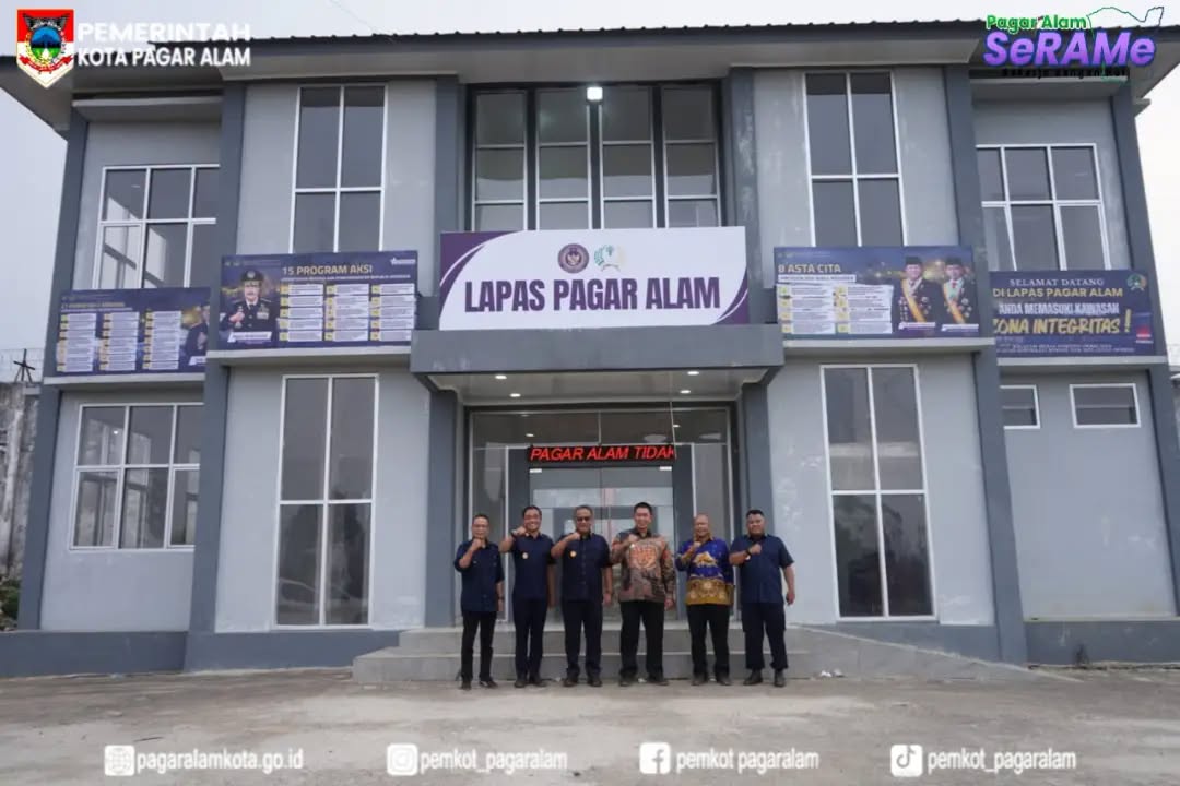 Wali Kota Pagar Alam, H. Ludi Oliansyah, Terima Kunker Kakanwil Ditjenpas Sumatera Selatan