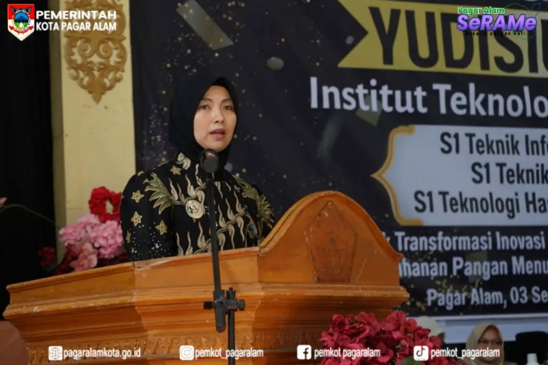 Wakil Wali Kota Pagar Alam, Hj. Bertha, Hadiri Acara Yudisium Institut Teknologi Pagar Alam (ITPA) Tahun 2026